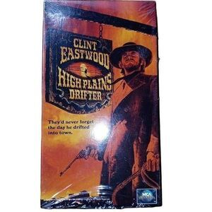 High Plains Drifter VHS 1973 Movie New Sealed Watermark Clint Eastwood